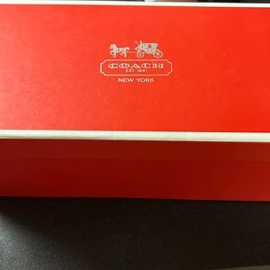 Coach ballet slippers! Very good condition Size 9.5 Brown Coach Logo